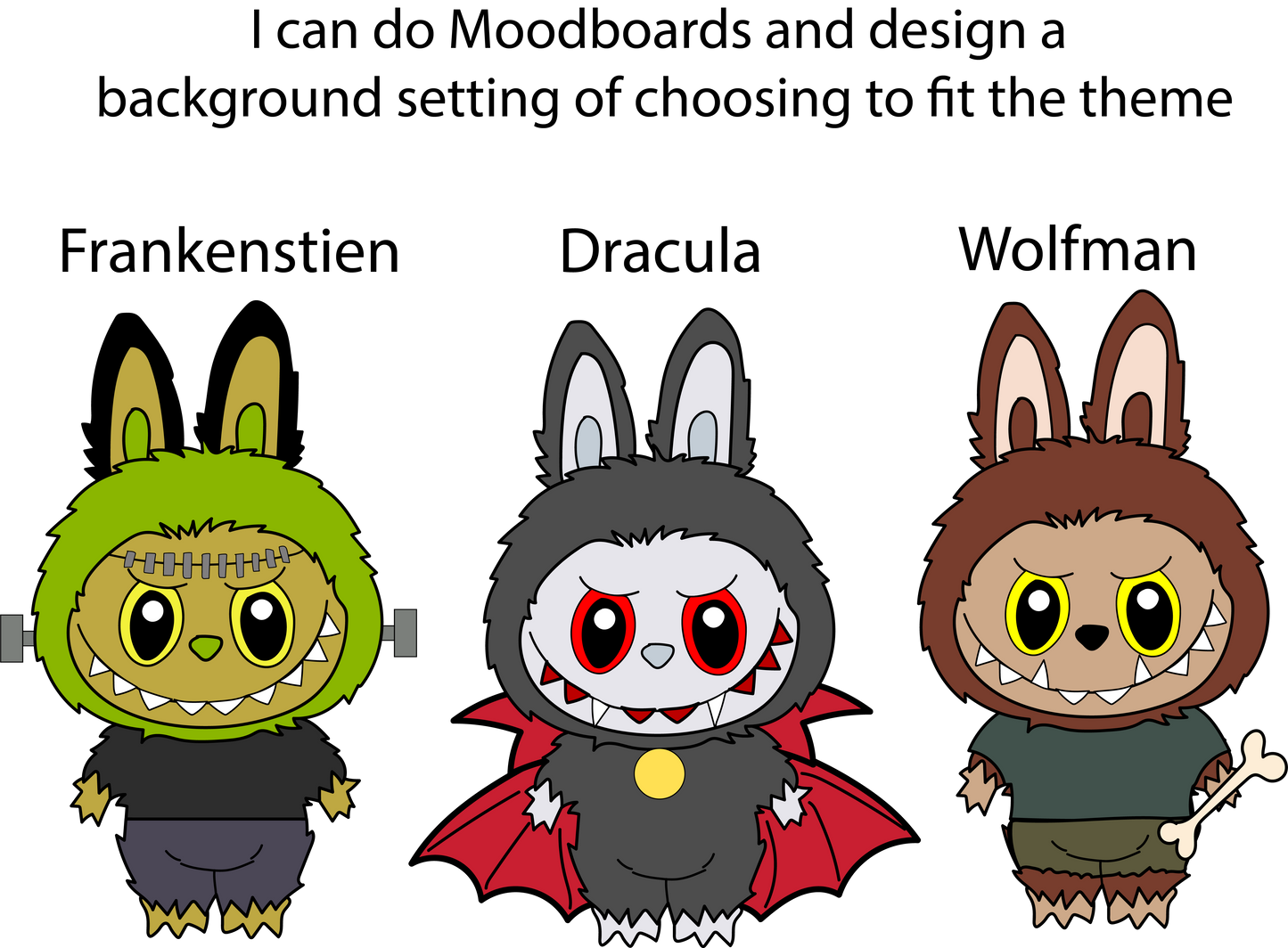 Popfuzzle Critter Monsters Commision Art